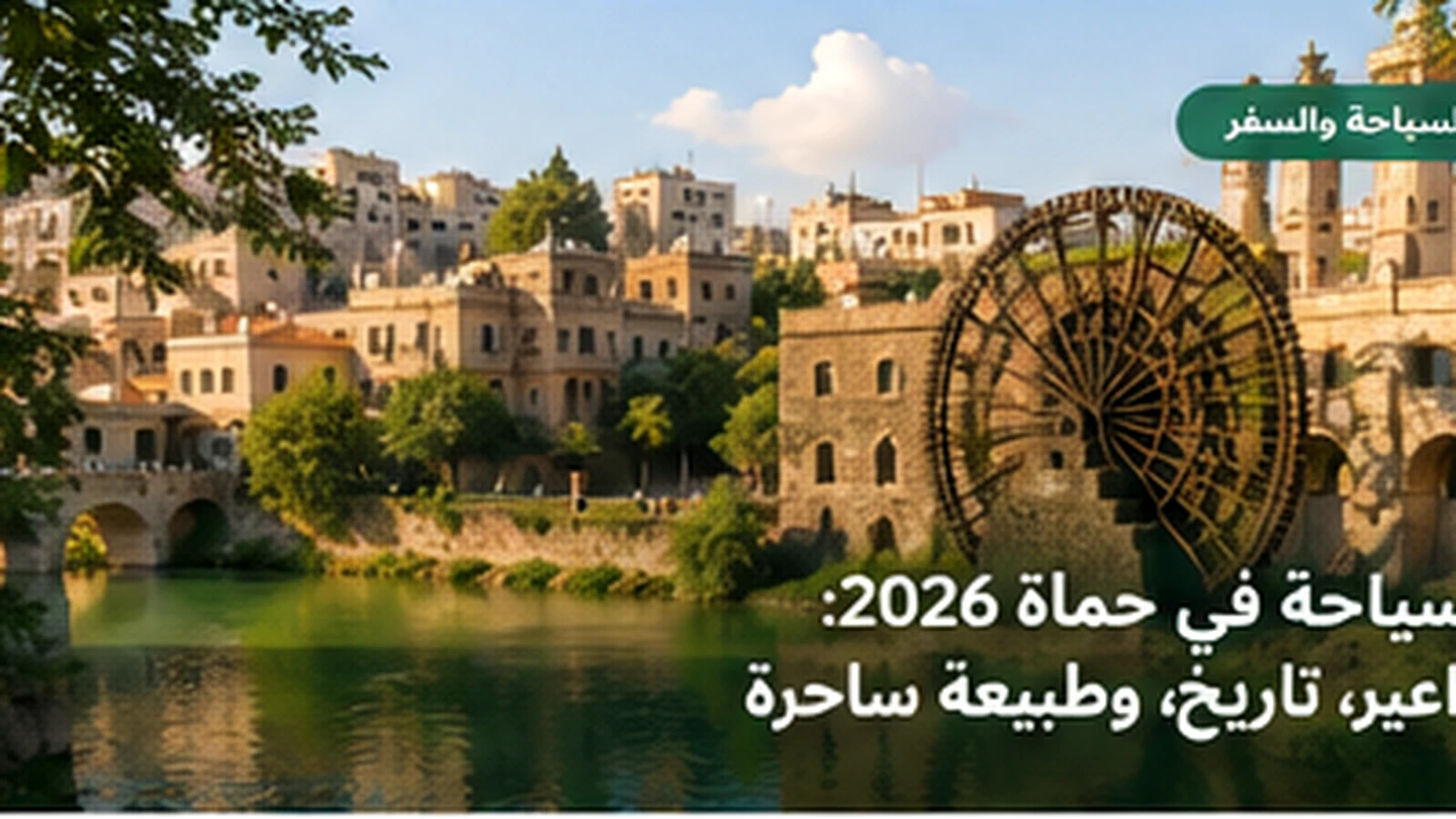السياحة في حماة 2026: النواعير، الأسواق، الأحياء القديمة، ورحلة تحترم المدينة