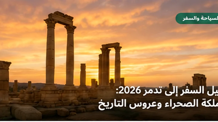 دليل السفر إلى تدمر 2026: التاريخ، التخطيط المسؤول، وما يجب التحقق منه قبل الرحلة